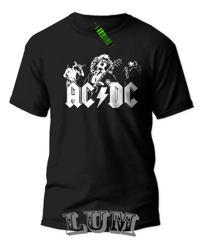 Lum - Remera Rock Acdc - Algodon 1ra Calidad