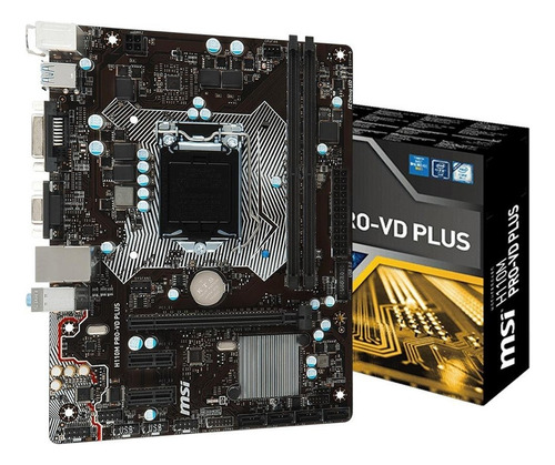 Kit Placa Madre Msi H110m Pro-vh Plus I3-7ma 8gb Ddr4 (Reacondicionado)