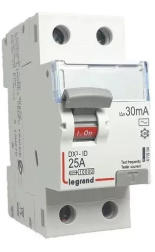 Interruptor Diferencial 2p 25a 30ma Ref 411504 Legrand