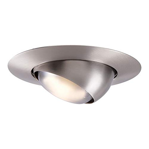 78sn 6-inch Eyeball Light Trim, Satin Nickel