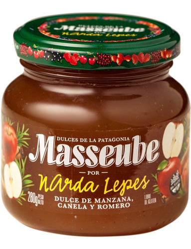 Mermelada De Manzana Y Canela Masseube X Narda 280 Grs X 2u