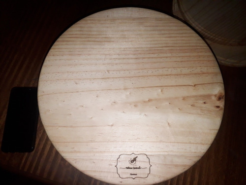 Plato De Madera 35cm. 