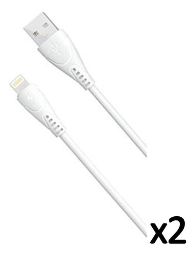 Cable Usb De Carga Rápida Tipo C iPhone 1mt Color Blanco