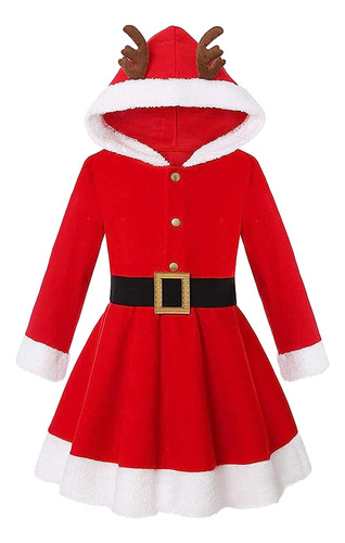 Vestido De Navidad De Alce, Disfraz De Navidad, Trajes 110cm