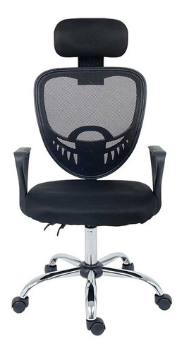 Imagen 1 de 1 de Silla De Oficina Gerencial Ergonomica Azteca Negra