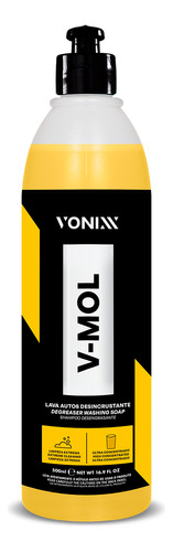 Shampoo V-mol Limpeza Pesada Para Carro E Moto Vonixx 500ml