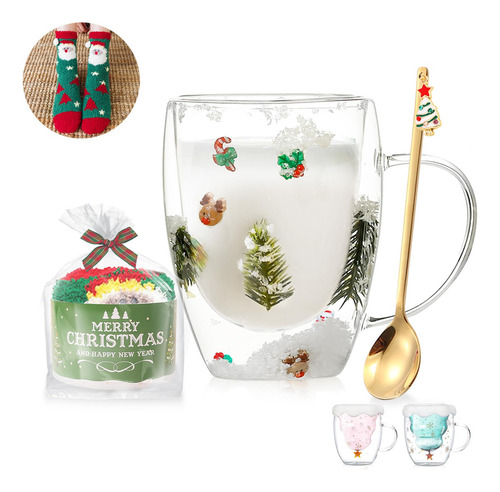 Tazas De Café Con Calcetines De Navidad Tazas De Té