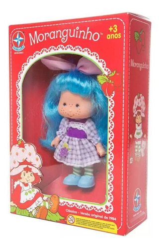 Boneca Colecionável Uvinha Estrela Cheirinho Uva Moranguinho