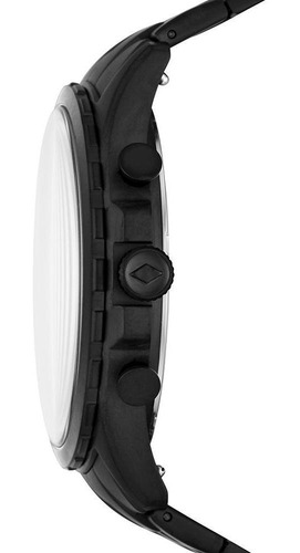 Relógio Masculino Fossil Fs5697/1pn 46mm Aço Preto