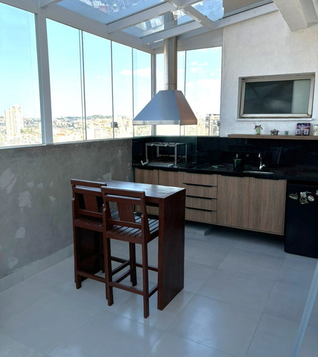 Cobertura Com 4 Quartos E Terraço Gourmet A Venda 121 M² A Venda No Helbor Boulevard, Mogilar - Mogi Das Cruzes/sp