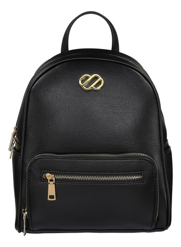 Bolsa Backpack Para Mujer Enso Eb301bpb Color Negro