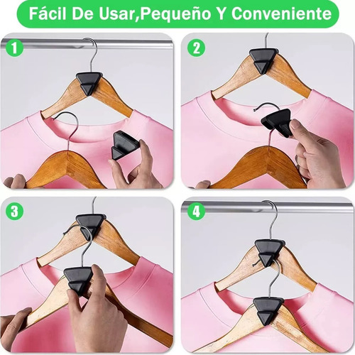 Gancho De Conexión Triangular Para Colgador De Armario, 48 P
