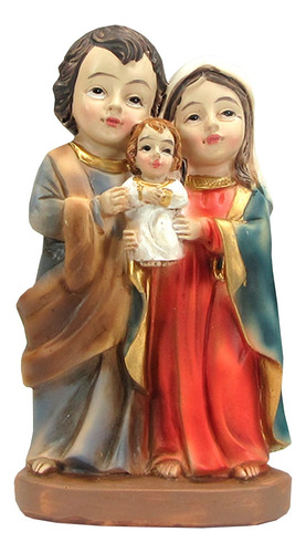 Estatuilla Sagrada Familia Infantil 10 Cm