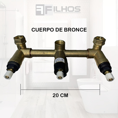 Griferia Ducha Peirano 434 Ares Embutir Con Transf 3c