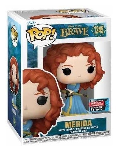 Merida 1245 Brave Disney Pixar Funko Pop Sdcc 2022 Exclusive