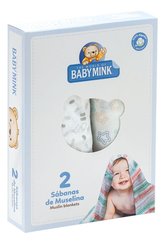 Sabanas Frescas De Muselina Para Bebe Baby Mink Algodon