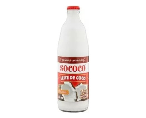 Kit C/3 Leite De Coco Tradicional Garrafa 500ml Sococo