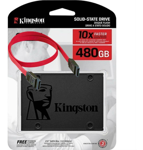 Kingston Ssd 480gb Disco Duro Solido Gamer + Cable Tranza