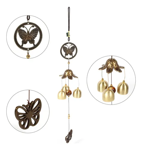 Campanillas De Viento Con Decoración Metálica Para Puertas Y