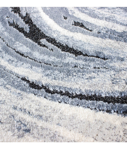 Tapete Decotarivo Dib Verona 120x170 Cm Ancho 120 Cm Color Gris Diseño De La Tela Geométrica Largo 170 Cm