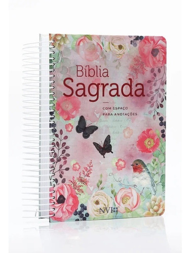 Bíblia Sagrada Anote Espiral Clássica Virtuosa Feminina