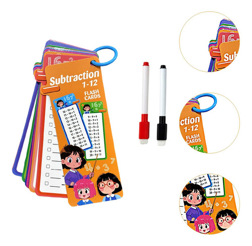 Kids Mathematics Flashcard 15 Tarjeta Compacto Sustracción