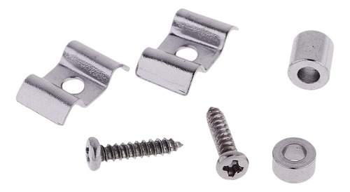 8 X 2 De Retenedores De Cadena De Árbol De Cuerda De Plata