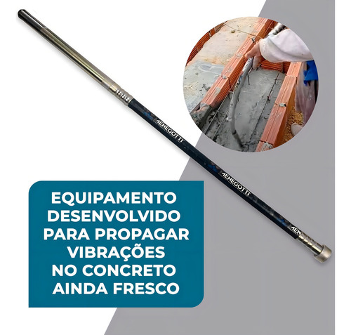 Mangote Para Vibrador Concreto 1,2m Mpv Menegotti