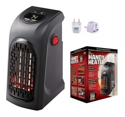 Calefactor Portátil Electrico Handy Hearter 900w + Adaptador