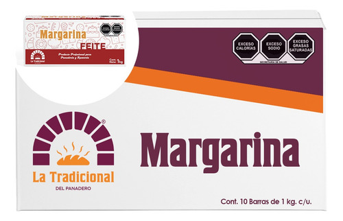 Margarina La Tradicional Del Panadero Feite Caja 10 Kg.