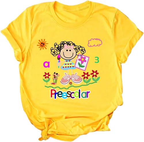 Diseños de playeras para maestras de preescolar best sale