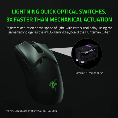 Imagen 3 de 7 de Mouse Inalámbrico Razer Viper Ultimate Hyperspeed Con Dock