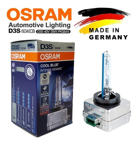 Ampolleta Osram Cool Blue Xenon D3s 66340cbi Original Aleman