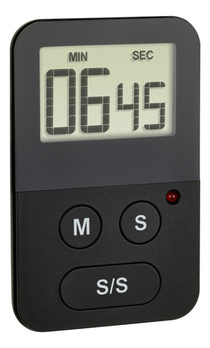 Alarma Mini, Negro Digital, Decorativo Multifuncional, Tfa