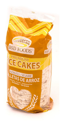 Rice Cakes Bsd Foods Ajonjolí 72g