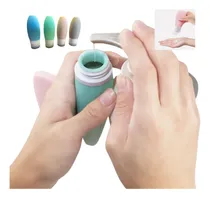 Comprar Kit Viagem 4 Frascos Silicone Pote 90ml Porta Creme Shampoo