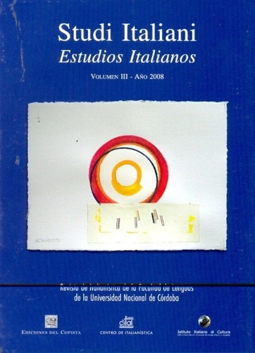 Studi Italiani = Estudios Italianos - Blanco De Garc, de BLANCO DE GARCÍA, TRINIDAD. Editorial DEL COPISTA EDICIONES en español