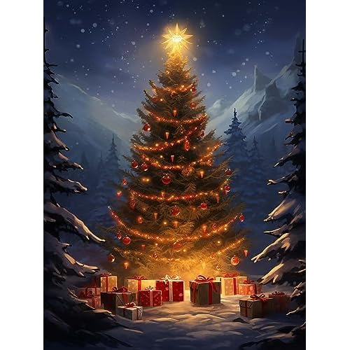 5d Diamond Painting Kits Christmas Tree For Adult Full ...