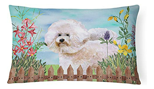 Caroline's Treasures Ck1267pw1216 Bichon Frise # 2 Almohada 