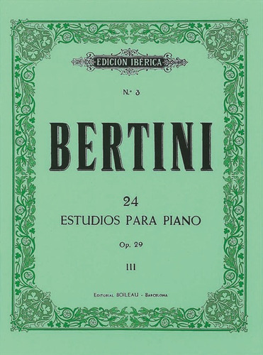 Libro 24 Útimos Estudios Op.32 - Bertini, Enrique