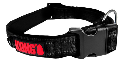 Collar Kong Color Negro Talle L Para Perro 