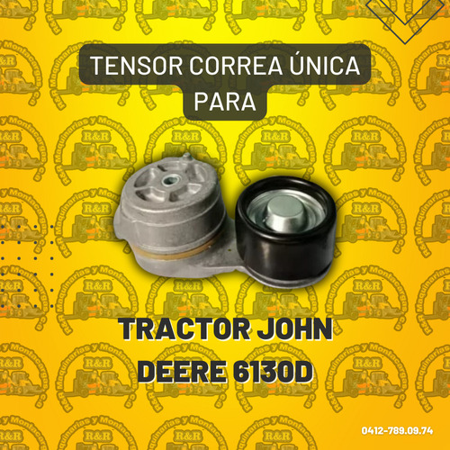 Tensor Correa Única Para Tractor John Deere 6130d