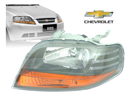 Faro Izquierdo Para Chevrolet Aveo 2007