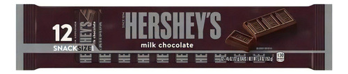 Hershey Barras Chocolate Miniaturas 12 U. 12gr C/u 153gr