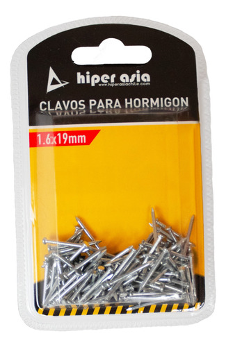 Pack De Clavos Para Hormigon- Concreto 1.6 X1 9mm