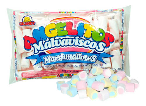 Masmelo Marshmallow Guandy Angelito Colores 335 Gr