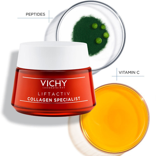Crema Collagen Specialist Vichy Liftactiv día/noche para todo tipo de piel de 50mL