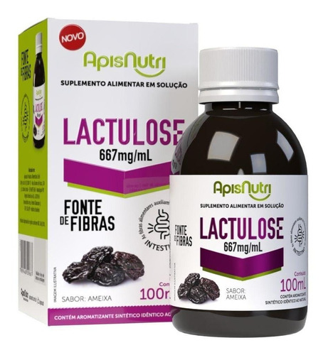 Suplemento Alimentar Em Solução Lactulose Apisnutri 100ml