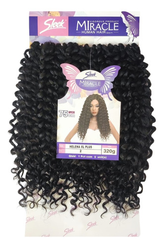 Cabelo Orgânico Cacheado - Helena Xl Plus - Crochet Braids