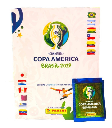 Figuritas Copa America Brasil 2019 -25 Sobres La Golosineria